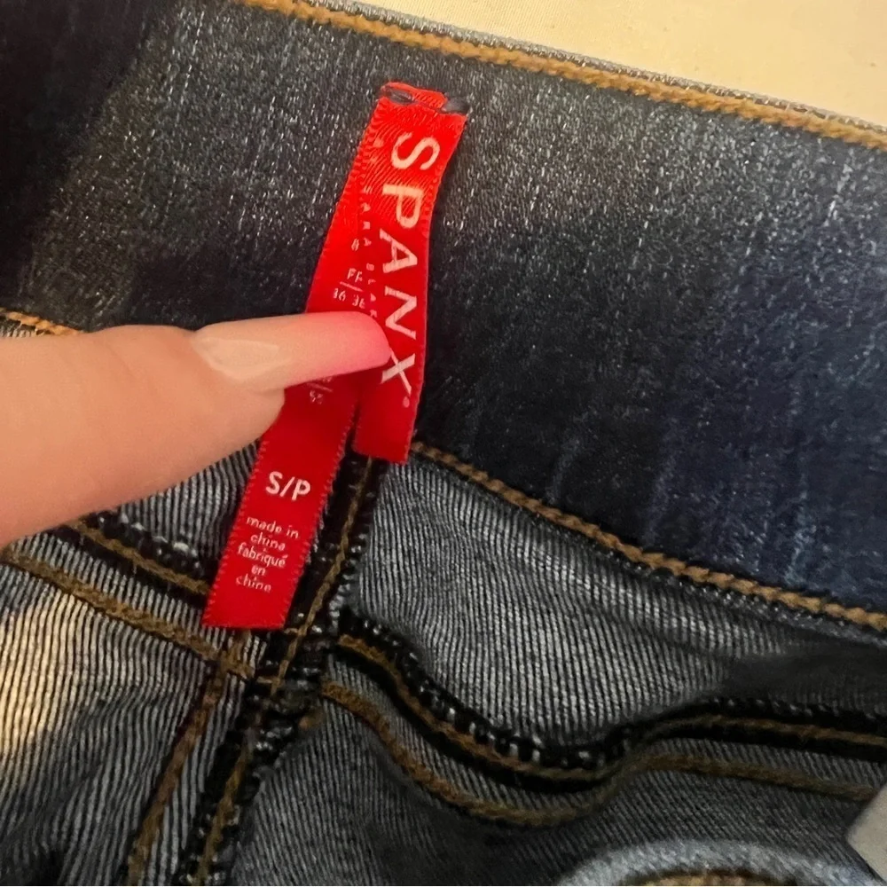 SPANX distressed denim